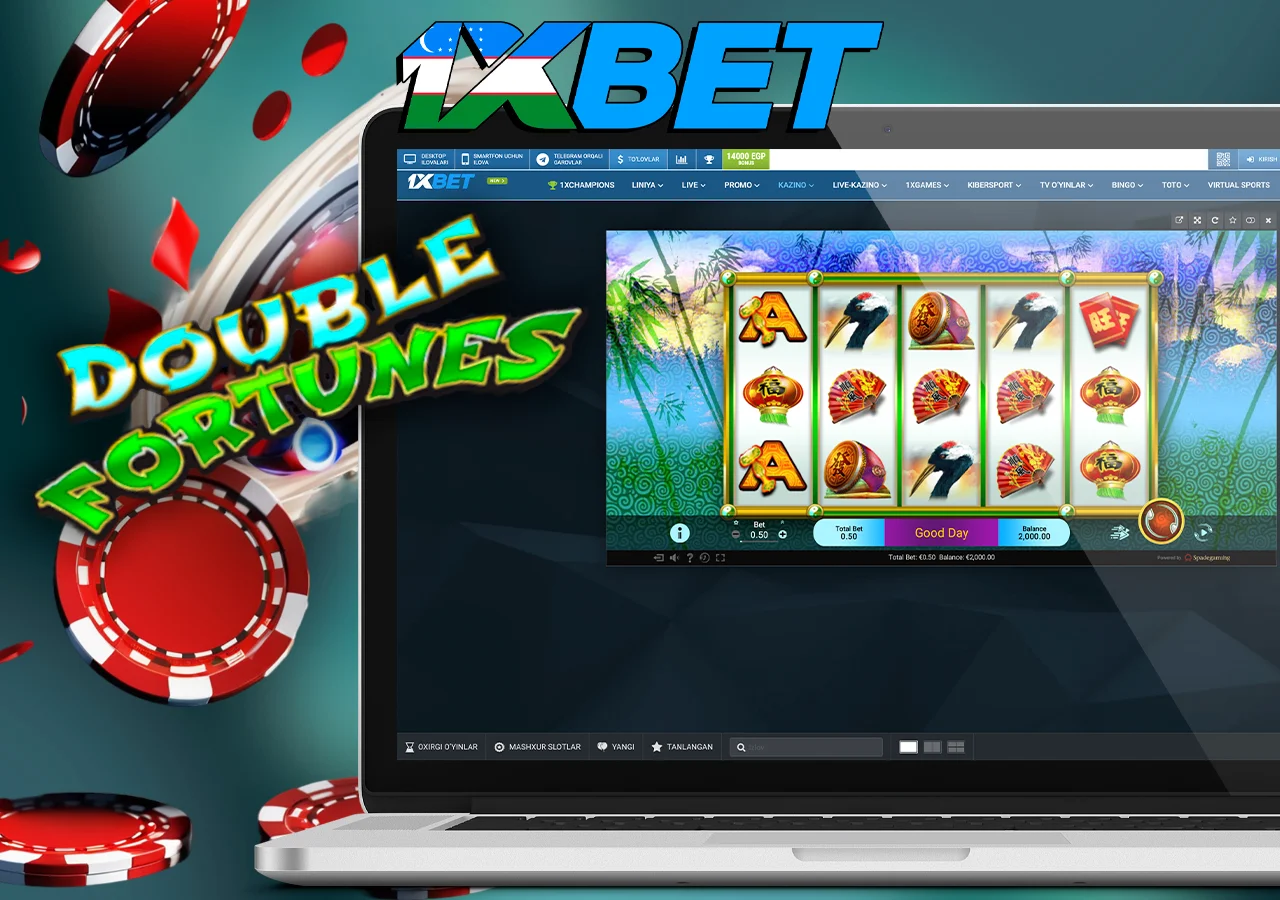O‘zbekiston uchun noutbukda mashhur o‘yinlardan biri bu Double Fortune